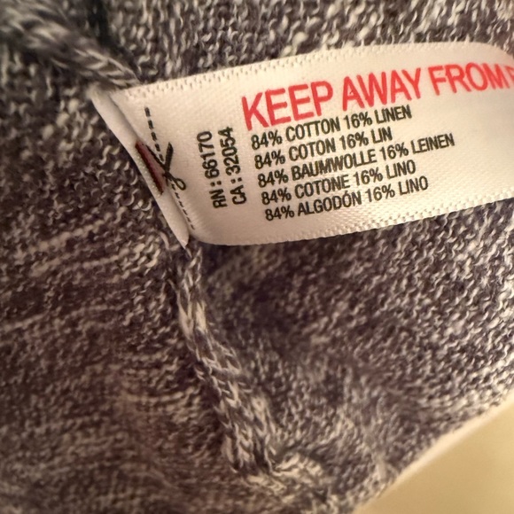 New Free People gray skirt sweater shirt set large $198 boho dress Anthropologie - Picture 8 of 12